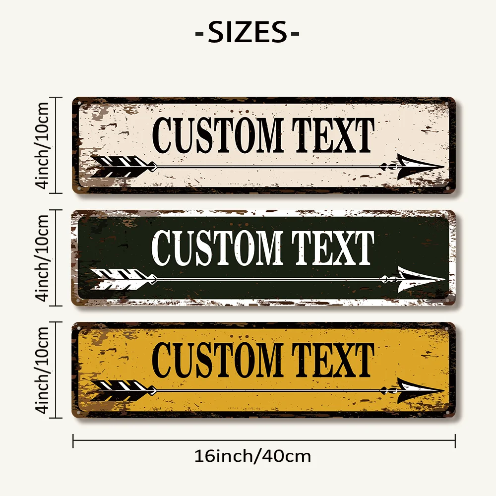 1 custom metal plaque UV antioxidant protective layer Support customization of text patterns and logos To metal craft products
