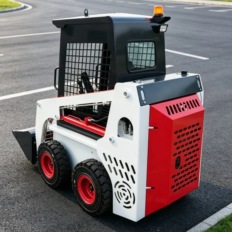 

Customized Ride-on Skid Steer Loader, Easy-to-operate Skid Steer, Construction Material Handling Skid Steer Equipment