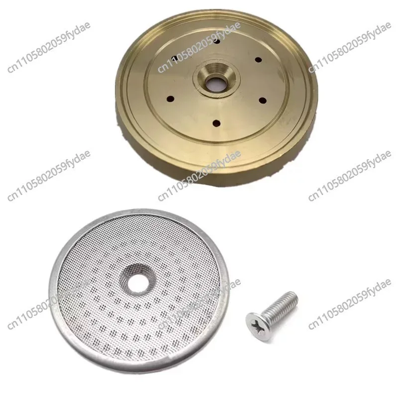 Orange, Dark Gray Coffee Machine Brewing Head Water Distribution Plate Brewing Head Water Distributor Copper Plate