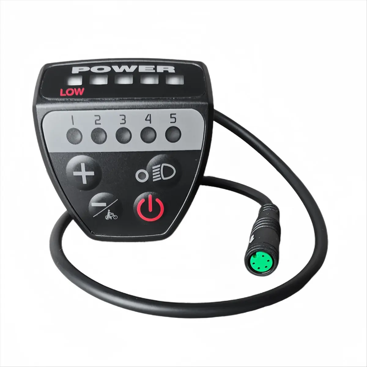 

~Портативный контроллер дисплея электрического велосипеда DZ888, светодиодный дисплей, протокол UART для BBS01B BBS02B, аксессуары для среднего двигателя