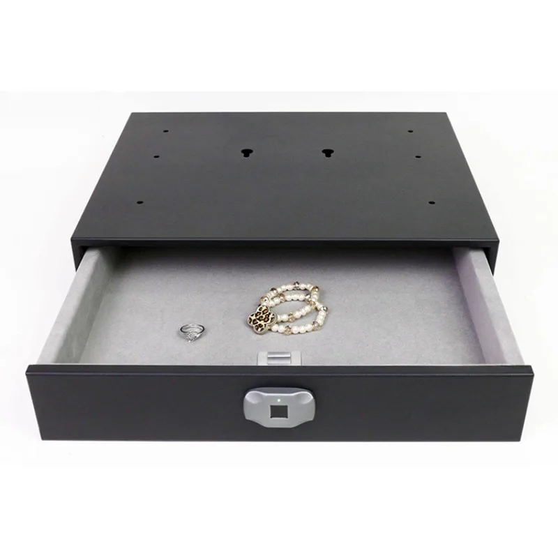 Fingerprint Safe Password Drawer Household Small Wardrobe Invisible Jewelry Cashier Collection Box