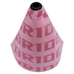 Pink Bride JDM Style High Quality Hyper Fabric Shifter Boot Racing Gear Shift Knob Cover Collar