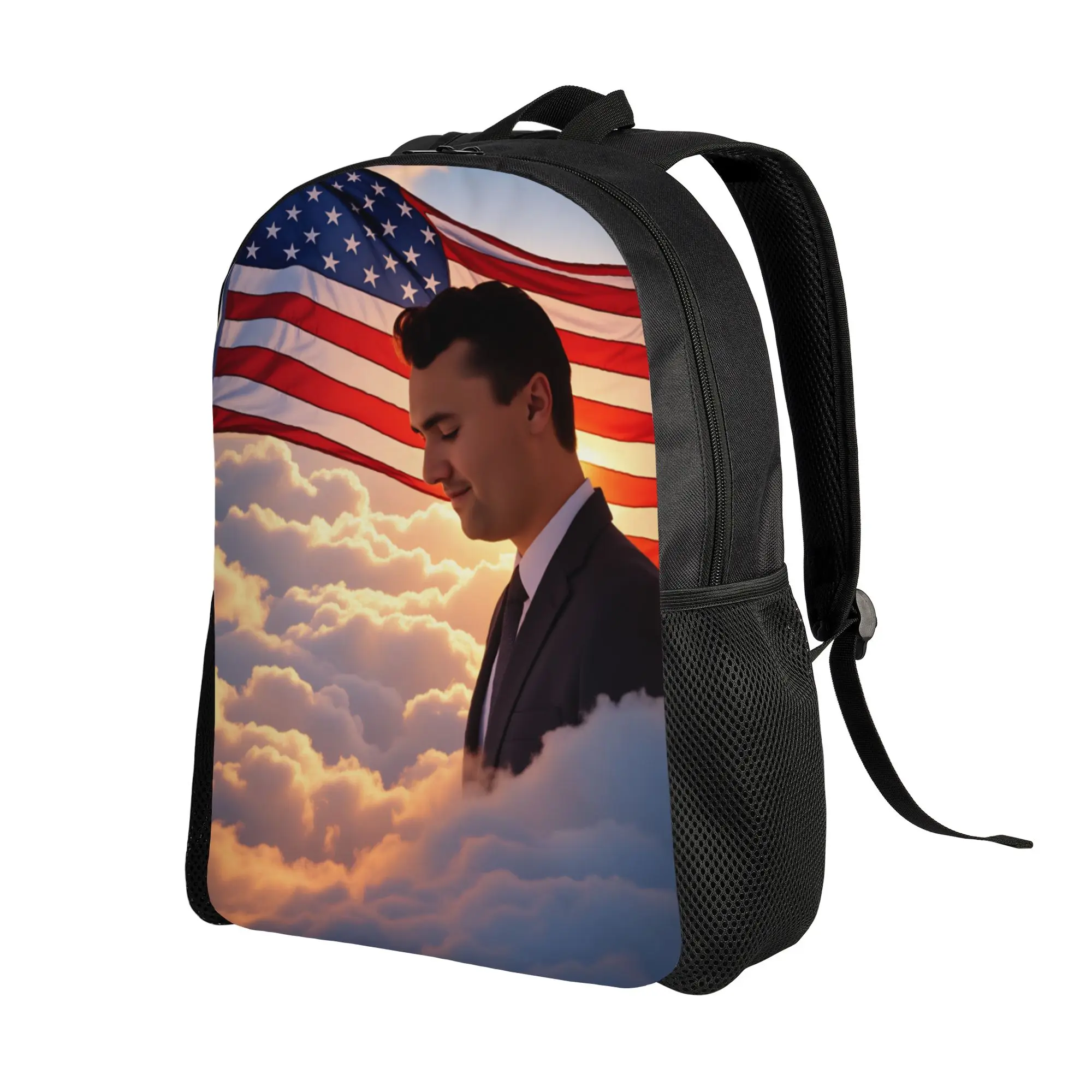 Rest in Peace Charlie Kirk Legends Backpack  Fun Backpacks Female Camping Durable School Bags Designer Rucksack