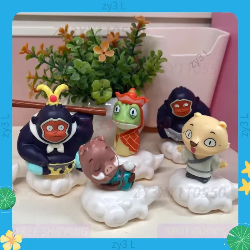 

Новинка 2025, аутентичный Lang Lang Lang Lang Mountain Little Monster, аниме, периферийная глухая коробка, орнамент, подарок для друзей во время фестивалей