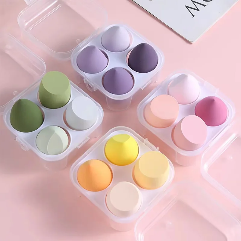 8/16 stuks make-up accessoires schoonheid ei cosmetische bladerdeeg poeder foundation sponzen bladerdeeg vrouwen beauty tools make-up spons blender