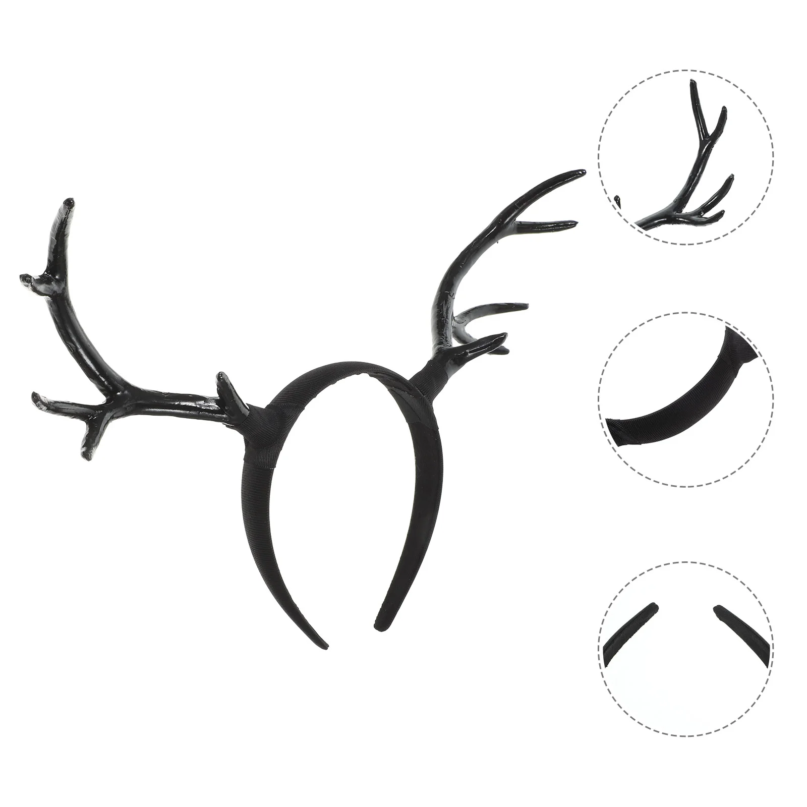 

Antler Headband Photo Prop Simulation Bands Women Hair Accessories Prom Cosplay