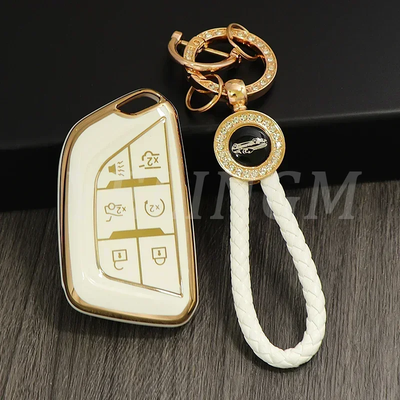 Cadillac CT6 XTS C8 krasbestendige smart key shell