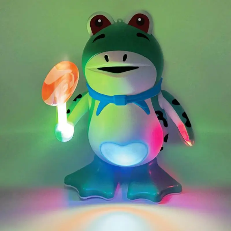 

Musical Dancing Frog Toy Craftsmanship Light Up Walking Electronic Frog Toy Interactive Toys Children Toys Birthday Gifts