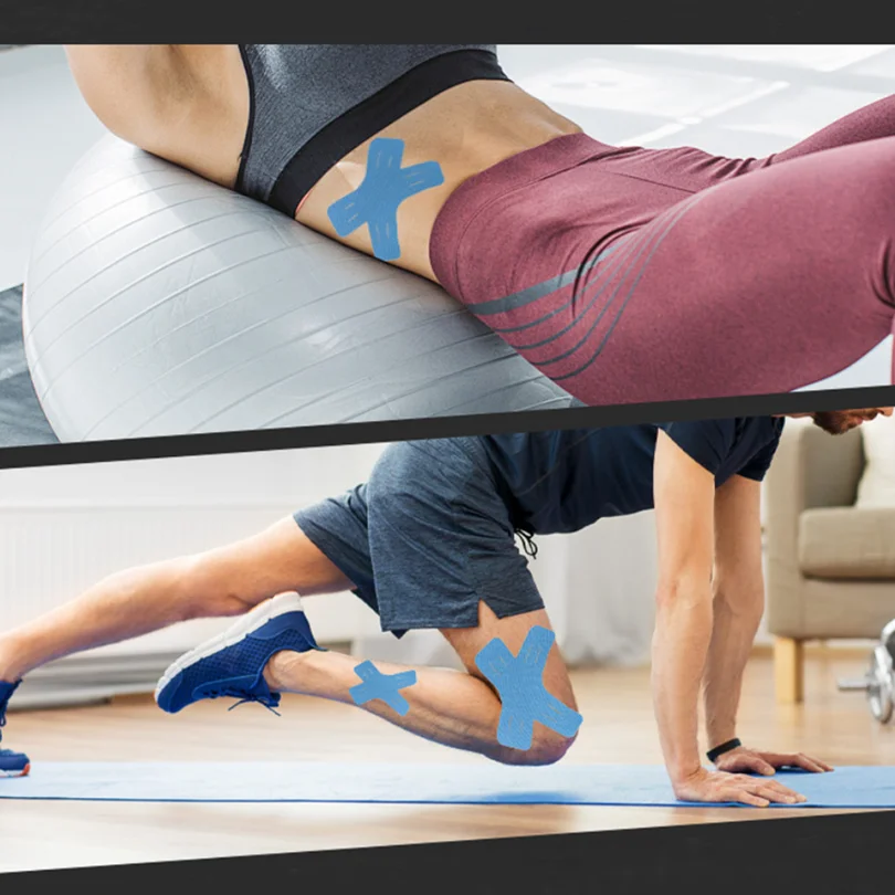 Parches en X para tensión muscular deportiva – Recuperación y fitness - imagen 3