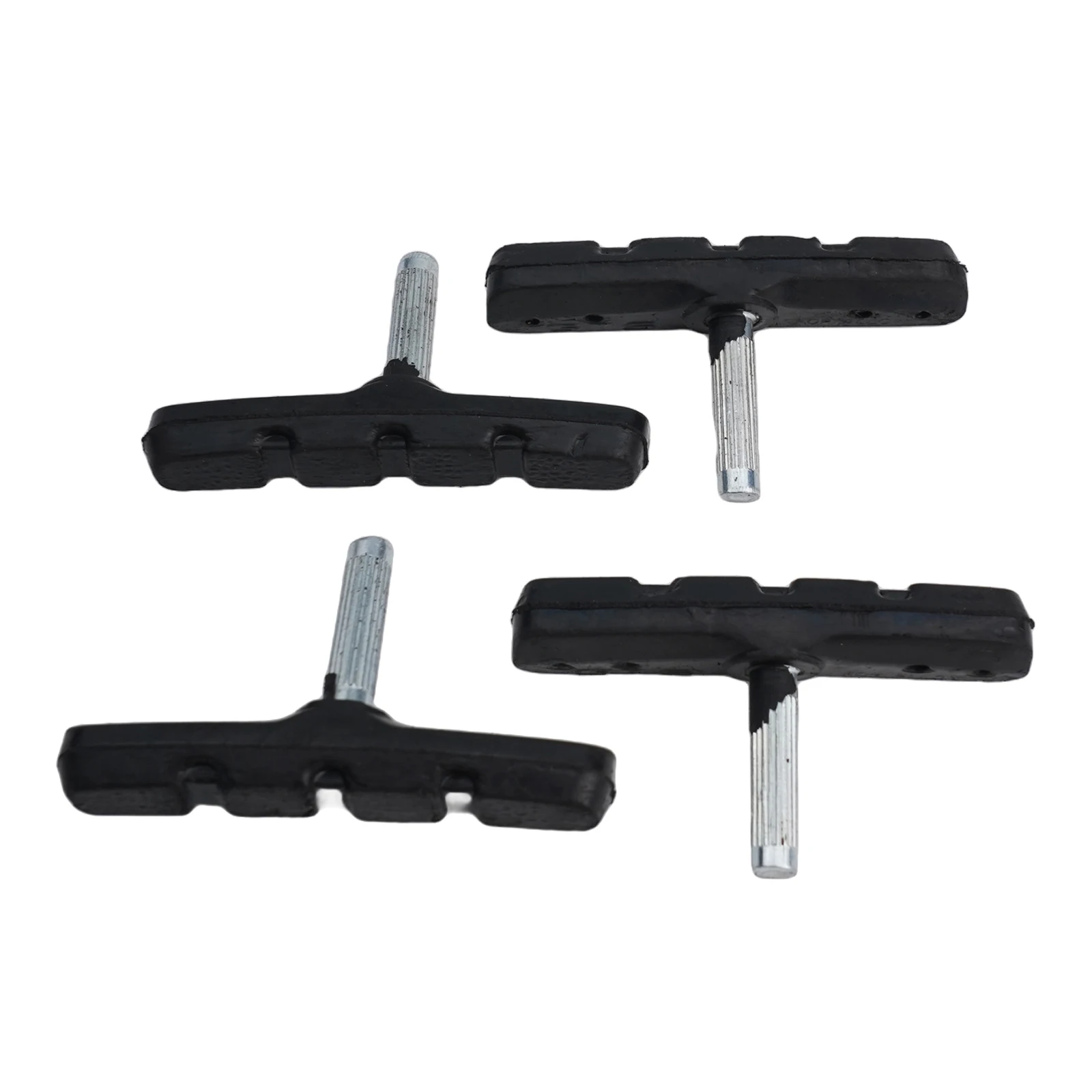 4/8Pcs Mountain Road Bike Brake Block Rubber Bicycle Cycling V-brake Shoes Pads Cycling Riding Accessories 70mm Black