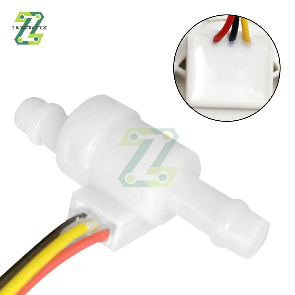 0.05-1.5L/min Mini Water Flow Sensor Switch Hall Effect Liquid Flowmeter Fluidmeter Counter For Coffee Machine