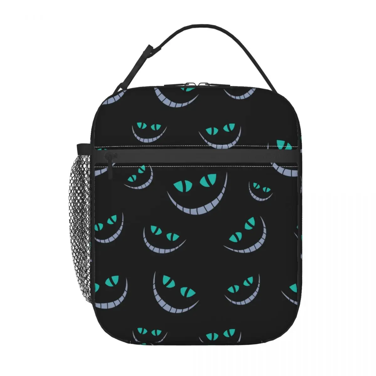 

Custom Cheshires Anime Cat Lunch Boxes for Women Waterproof Cartoon Cooler Thermal Food Insulated Lunch Bag School Student