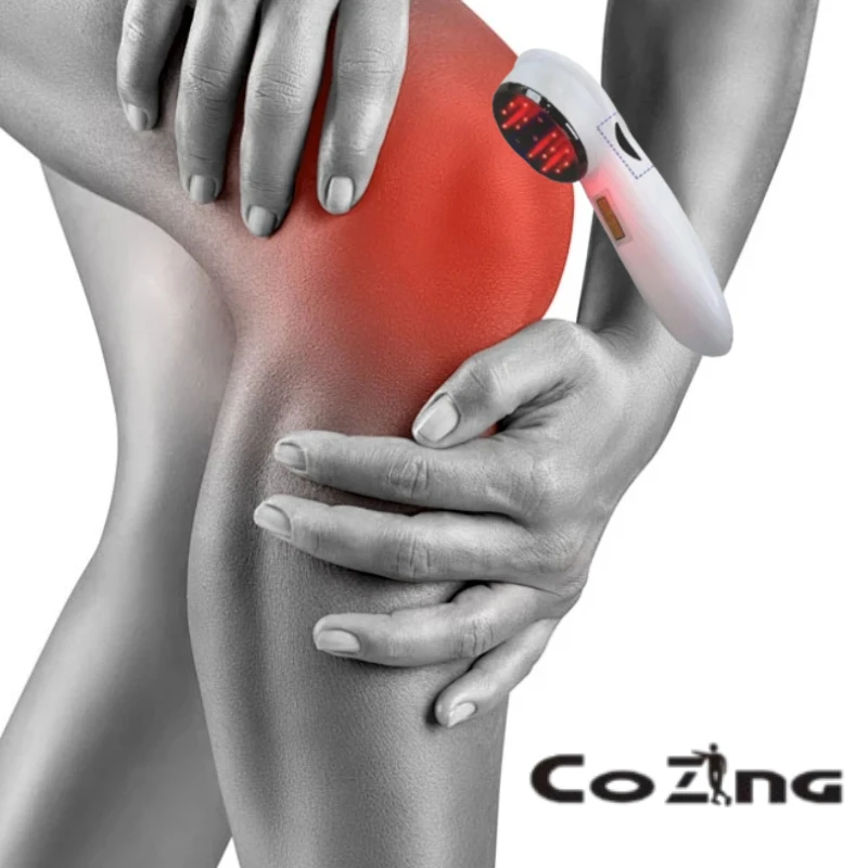 

COZING 650nm 808nm Portable Cold Laser Device Handheld Therapy Equipment for Arthritis Muscle Pain Relief Health Care