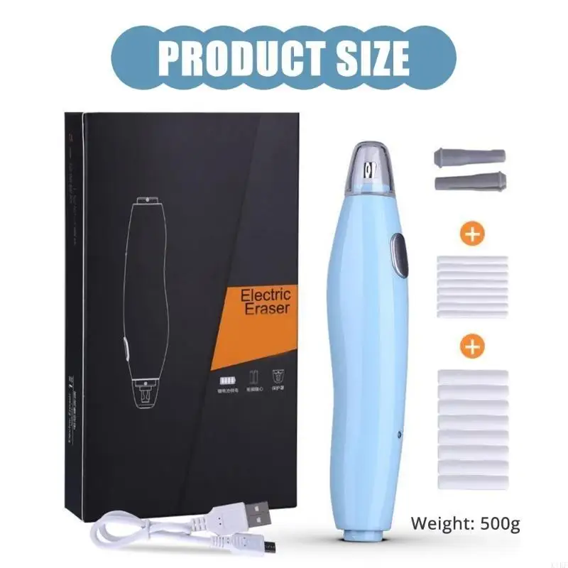 Электрический ластик для начинающего художника включает в себя 16 заправочных заправов.