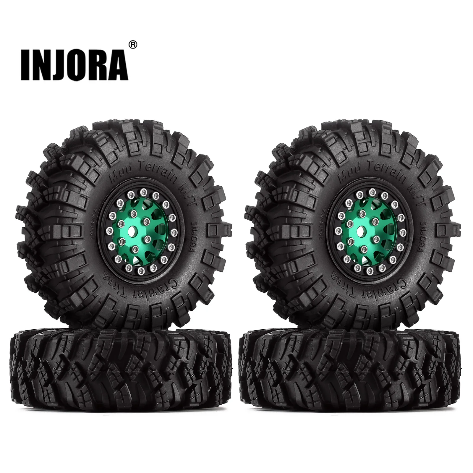 INJORA T1007 Mud Terrain Reifen mit Beadlock-Felgen für 1/24 RC Crawler – Detaillierte Bewertung und praktische Anwendung im Gelände