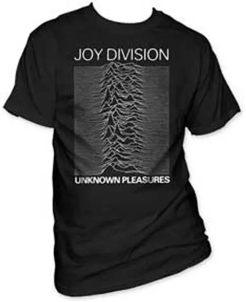 Black Joy Division Unknown Pleasures T-Shirt High Quality 100%Cotton Short Sve