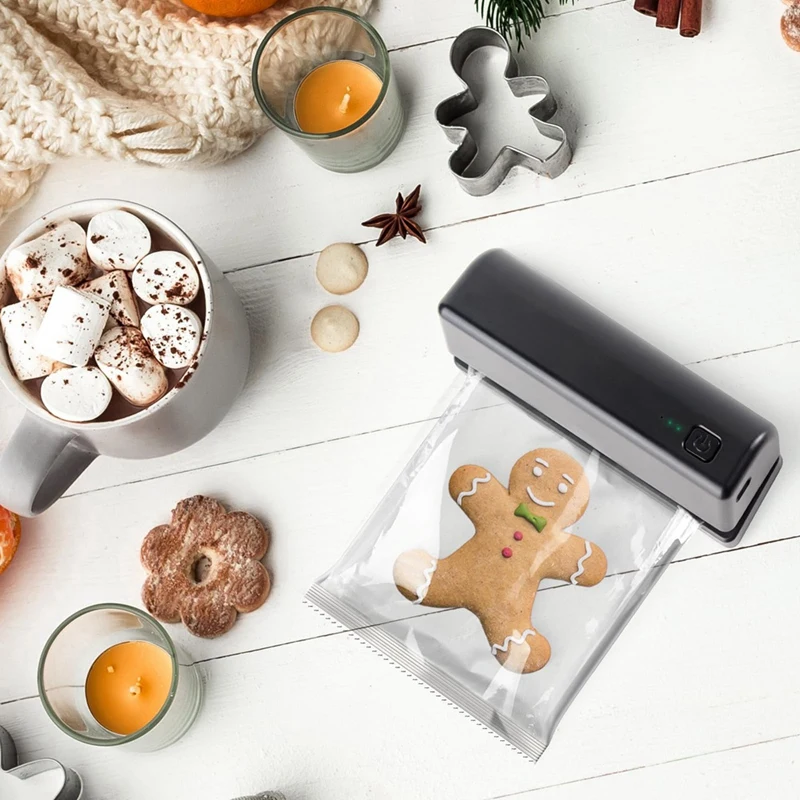 سدادة حقيبة حرارية صغيرة لتخزين الطعام ، سدادة رقاقة ، لا تحتاج إلى تسخين مسبق ، 3 تروس قابلة للتعديل