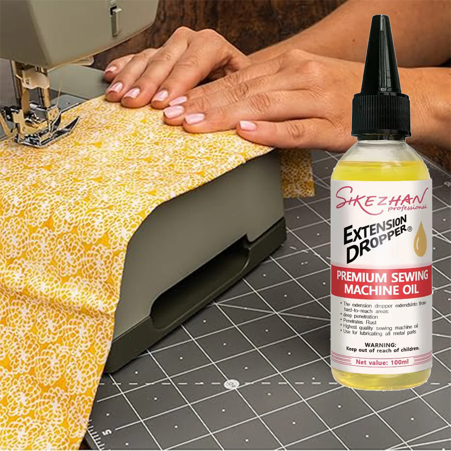 Sewing Machine Oil,High-Speed Lubricant for Home&Industrial Use,Reduces Noise&Prevents Rust,Universal Lubricant for All Types