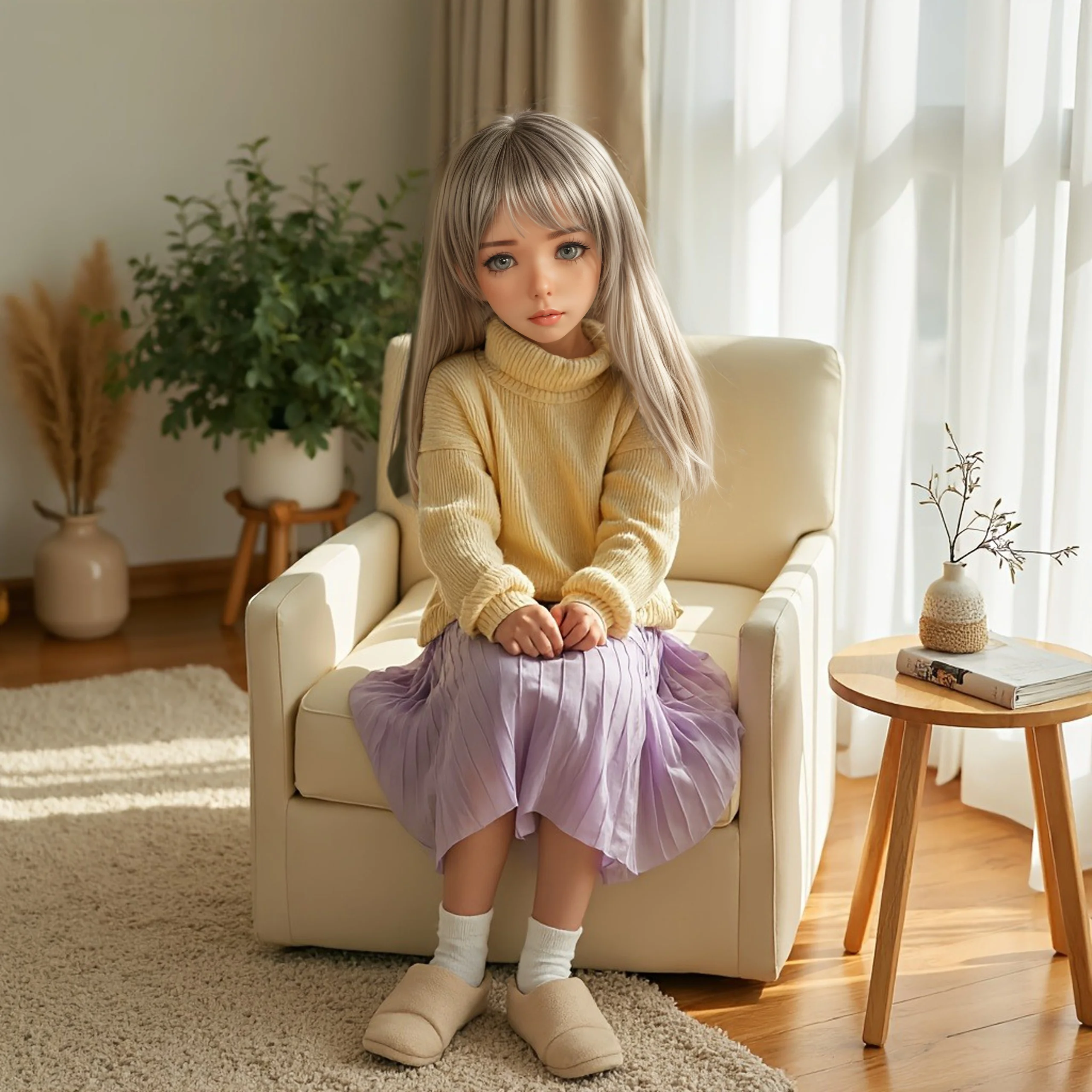 دمية أنيمي على طراز الحرم الجامعي 103 سم مع ذيل حصان مزدوج، شخصية جسم ناعمة قابلة للوضع من مادة TPE، ديكور منزلي قابل للجمع، شيب محلي للبائع