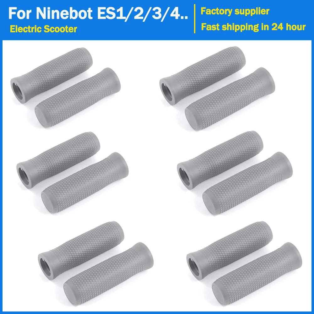 6Pairs Non-slip Rubber Grip Cover for Ninebot ES1 ES2 ES3 ES4 Electric Scooter Hight Quality Hand Handle Protector Accessories