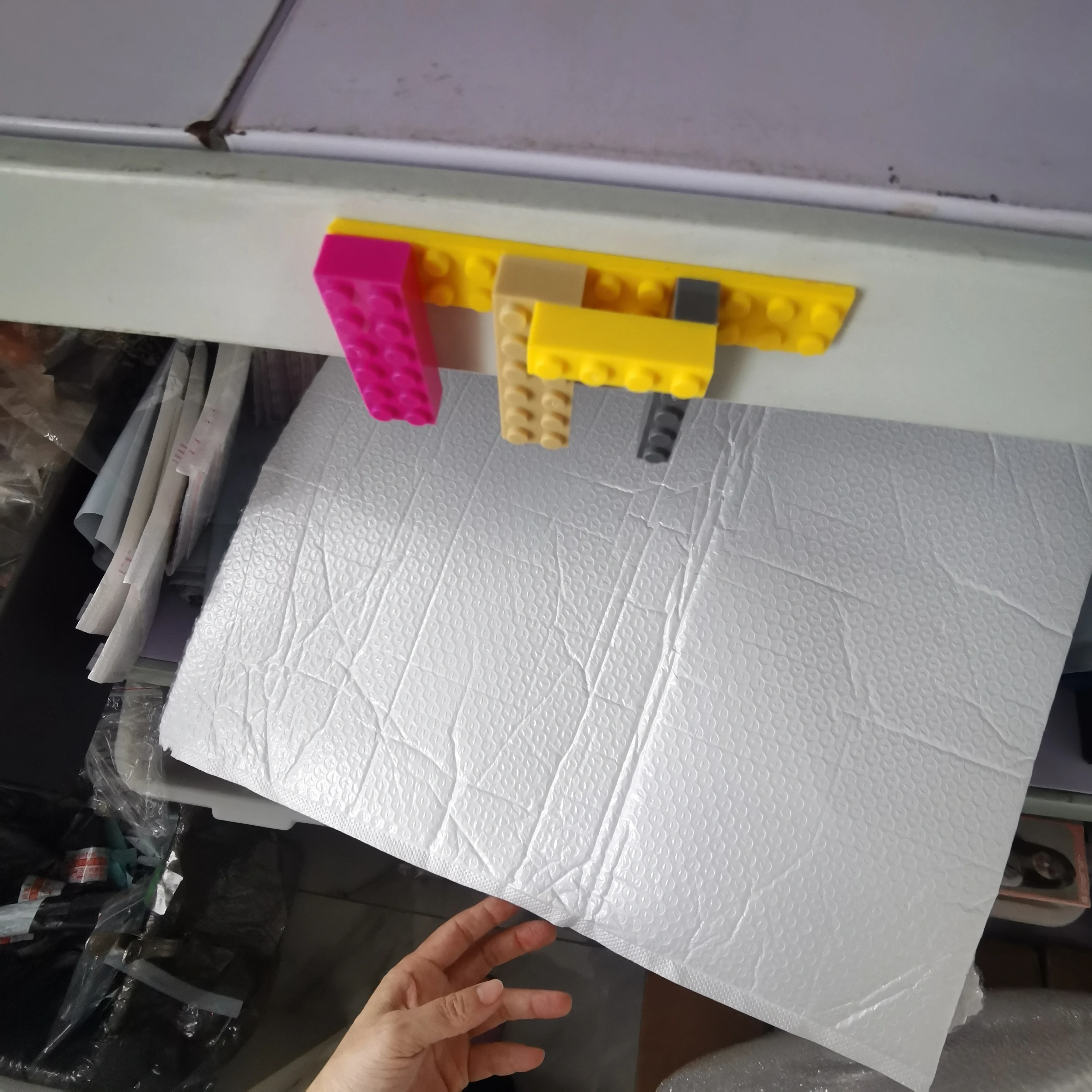 Kletterwand-Blockband, kompatibel mit LEGO, 92 cm, 2 x 115 Noppen, Silikon, zum Schneiden, Kleben, Waschen, für kreatives DIY-Spielzeug für Kinder – Detail 12