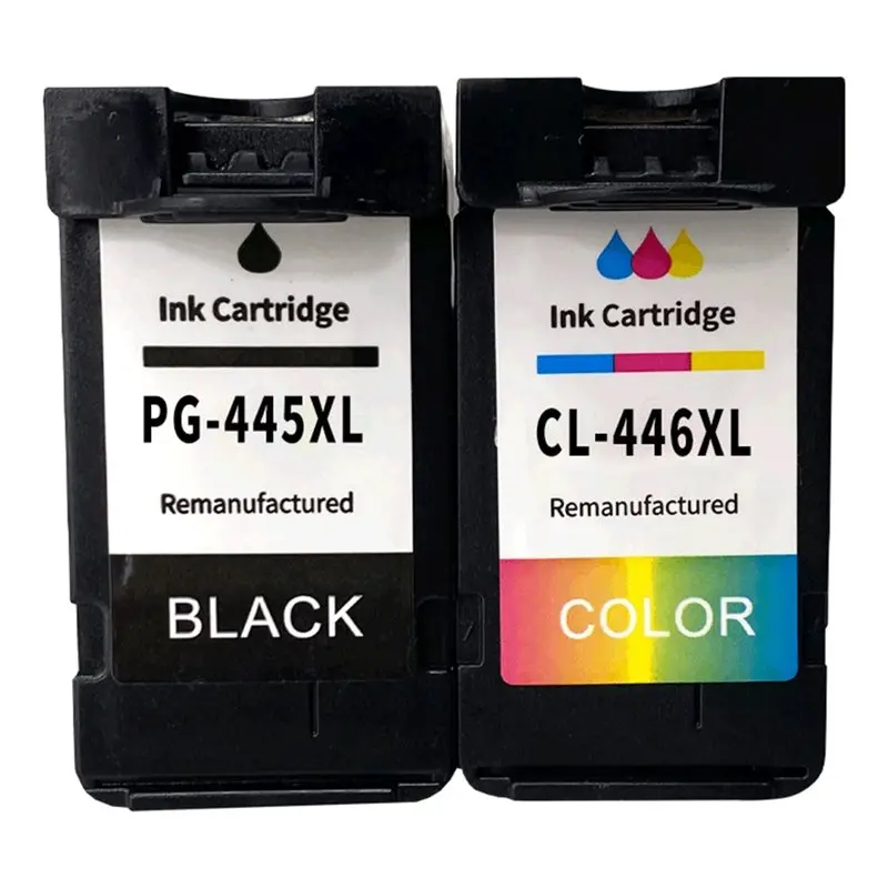 

YSS-For Canon PIXMAM G2540S For PG445XL CL446XL 2PK Replacement Ink Cartridge For Mg2545s MG3040