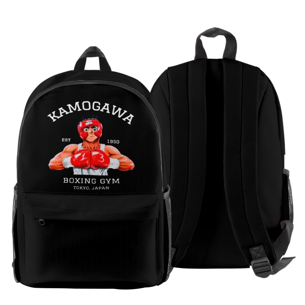 

Hajime No Ippo Backpack Women Men Shoulders Bag Casual Streetwear Daypack Unisex Travel Bags