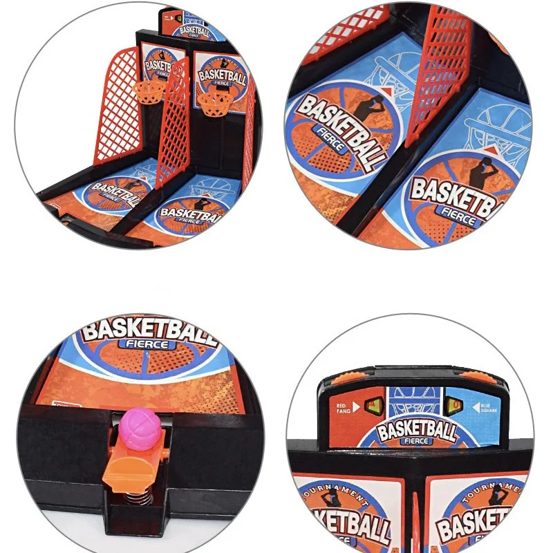 Mini Basketball Fun Carnival Classic Arcade Finger Eject Desktop Basketball Anti-Stress Novel Toy Party Game view 5