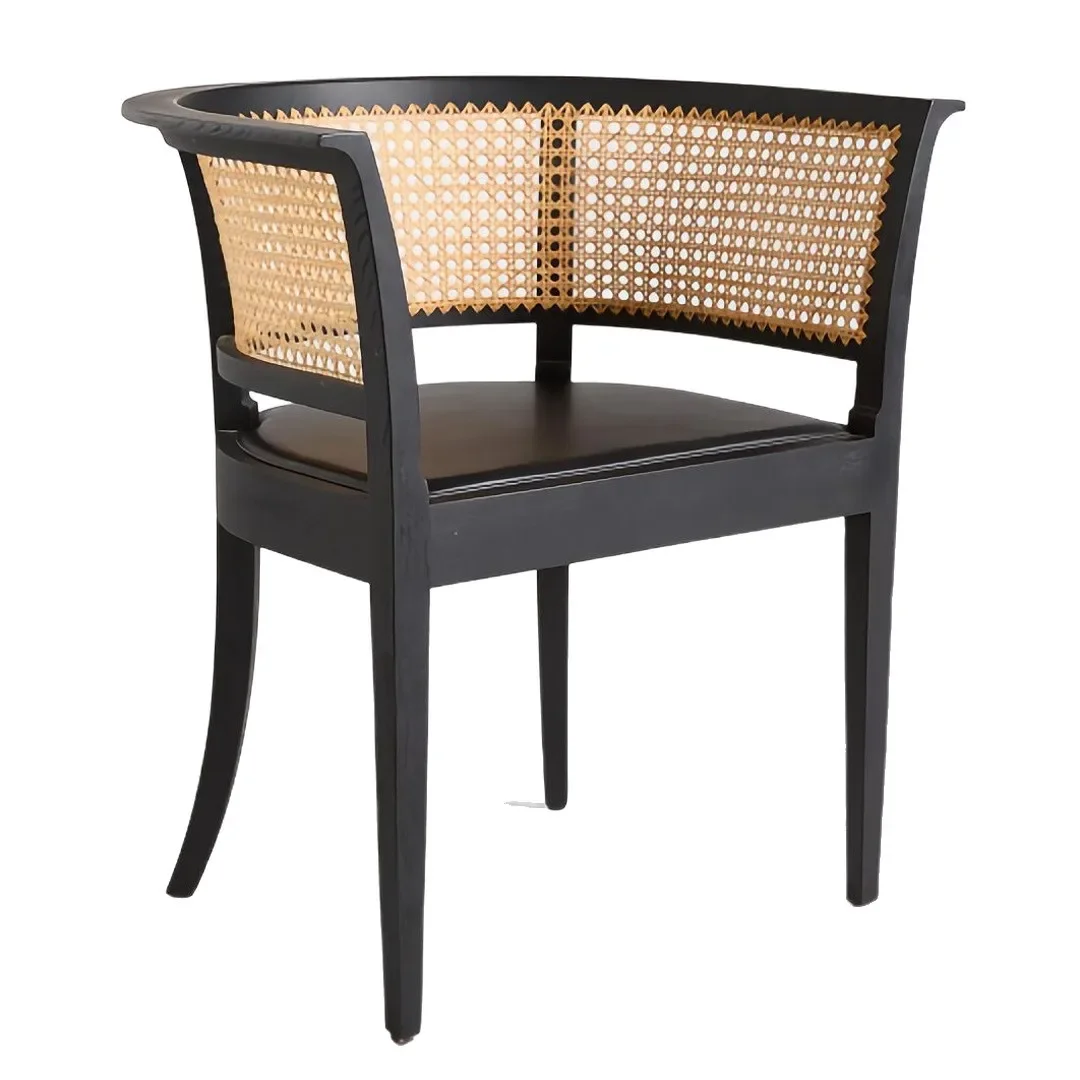 

Cafe Hotel Backrest Rattan Chair Creative Medieval Book Desk Chair Chair