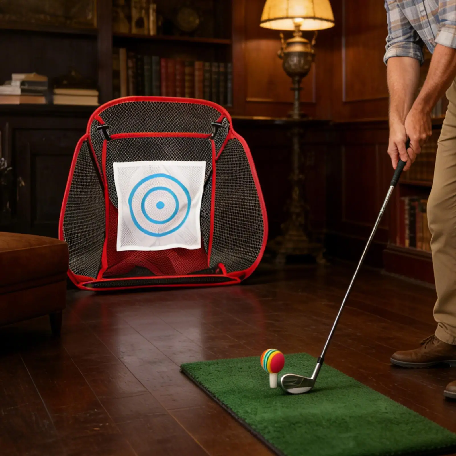 precision-chipping-practice-net-portable-golf-swing-training-aid-indoor-outdoor-target-for-short-game-golfers-men-beginners