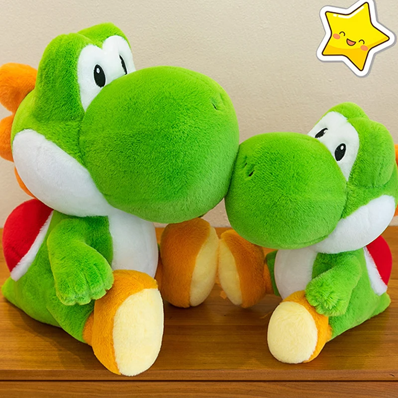

30-70cm Yoshi Super Mario World Plush Toys Cartoon Cute Plushie Anime Birthday Pillow Sofa Doll Stuffed Gift for Childrens Xmas