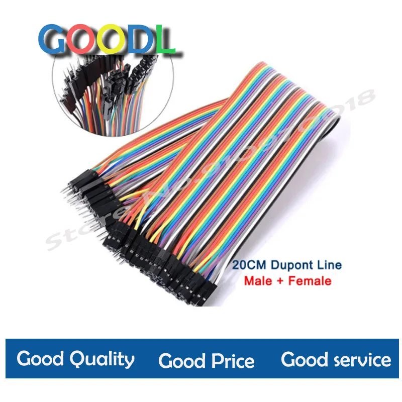 120pcs 40PIN 20CM Dupont Line Male to Male + Female and Female to Female Jumper Dupont Wire Cable For Arduino DIY KIT