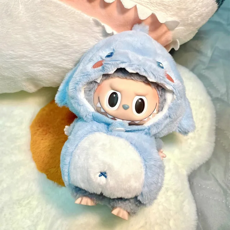 17cm Cute Mini Plush Doll\'S Clothes Outfit Accessories For Korea Kpop Exo Labubu Idol Dolls Animal Onesies Clothing DIY Kid Gift