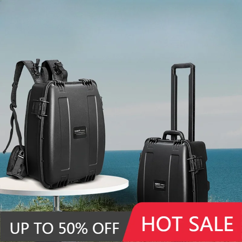 Portable Equipment Storage Box Outdoor Instrument Protection Trolley Case Multifunctional Tool Backpack Large Capacity Tool Case