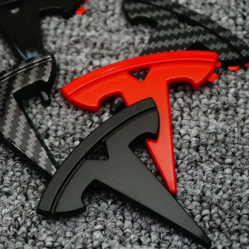 for Tesla front and rear logo modification,matte black  Model3 glossy black Model Y logo Covering non-destructive installation