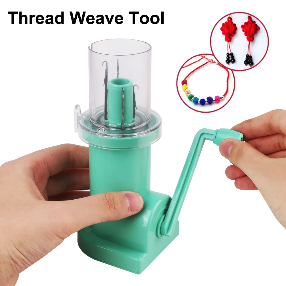 Embellish Hand Knit Loom Spool Knitter Portable Hand-Knitted Craft Bracelet Weave Tool Creative Knitting Machine