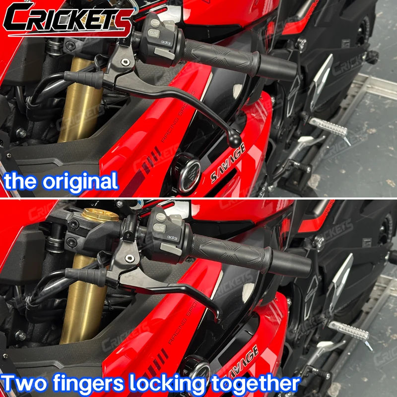 VOGE RR660S 660S 2024+ Motorcycle-specific RR525 short special trick clutch handle, two-finger operation, reduced force by 10%