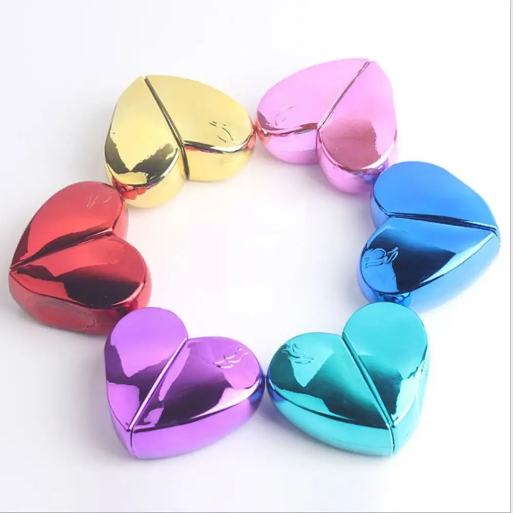 

Heart Shaped Glass Perfume Bottles Refillable Portable Liquid Sub-bottling Leakproof Empty Perfume Dispenser Bottle Women