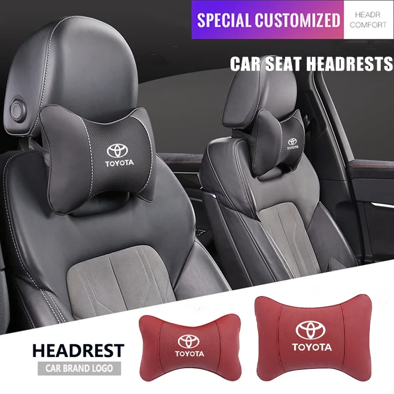 Car Seat Head Support Cushion Interior Accessories For Toyota Gazoo Racing Corolla Yaris Chr Auris Rav4 Prius Prado Avensis