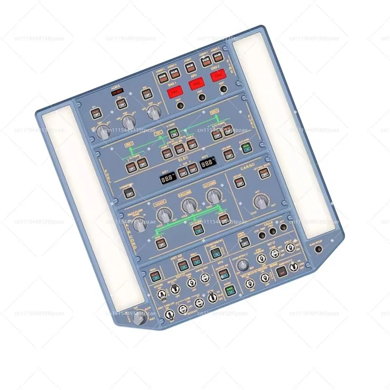 WINGFLEX A320 Overhead Panel Flight Simulator Hardware With IRS & Lighting Panels For Airbus PC Flight Sim Platforms