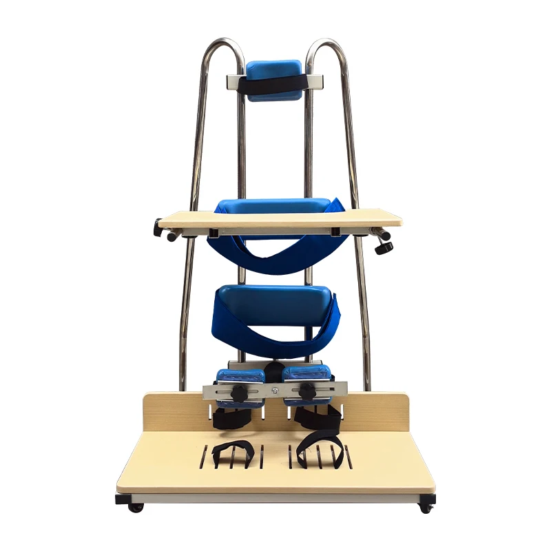 Children's standing frame cerebral hemiplegia infarction rehabilitation training equipment multifunctional standing bed