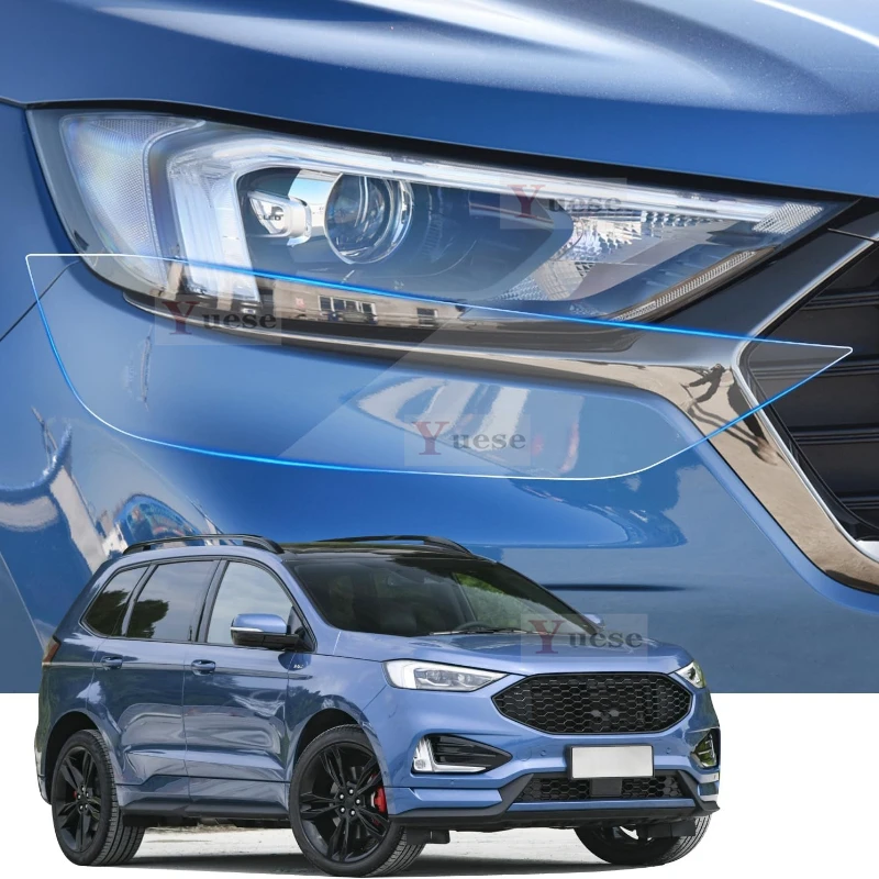 

Для Ford Edge 2019-2024 Автомобильная зеркальная пленка для предотвращения столкновений, ТПУ, прозрачные защитные оригинальные наклейки