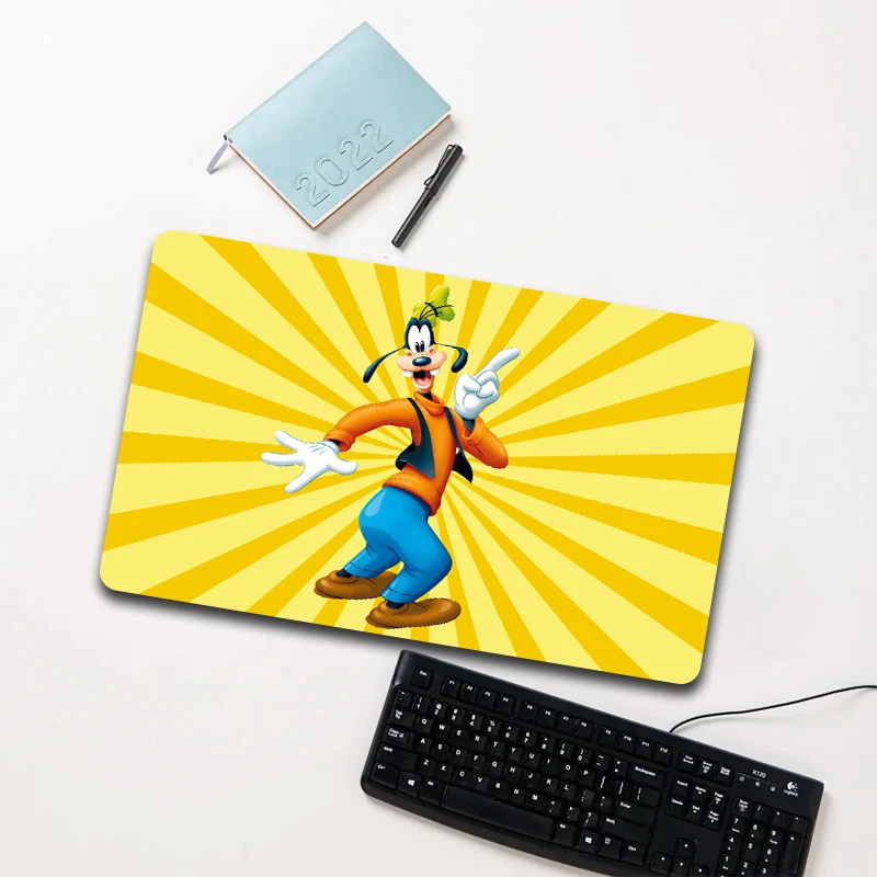 

Disney Goofy Yellow Burst Mouse Pad Large Non-slip Waterproof Desk Mat for Laptop Office