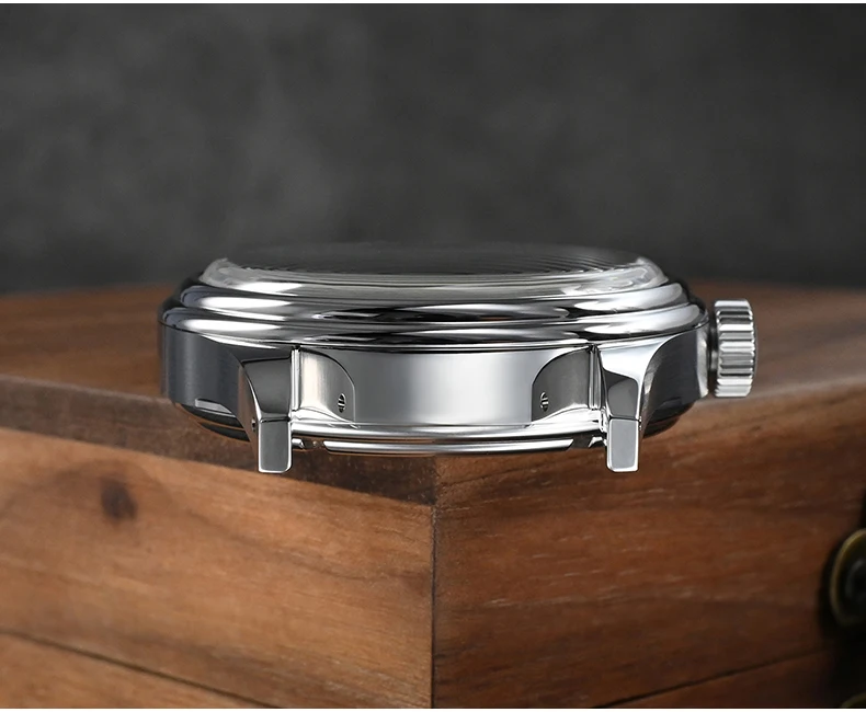 San Martin ผู้ชายหรูหรานาฬิกา 38.8 มม.นาฬิกานักบินอัตโนมัตินาฬิกาข้อมือ 10ATM กันน้ํา NH35 Sapphire Mirror