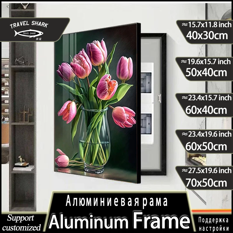 

New Style Decorative Painting of Electric Meter Box Switch Living Room Decor Hanging Picture Wall Art Posters Mural With Frame