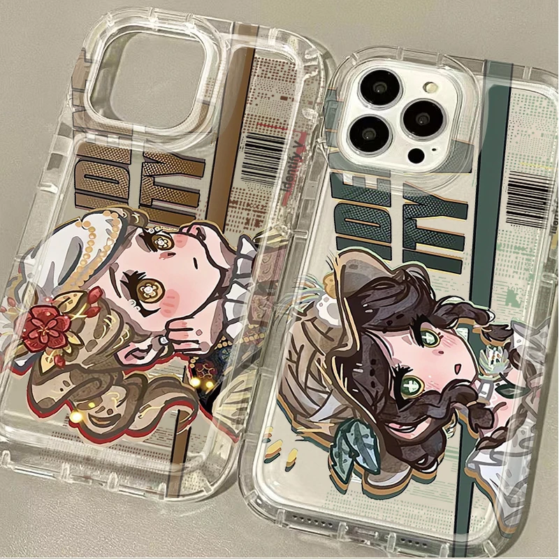 Anime Identity Ⅴ Transparent Case for Samsung Galaxy A15 A55 A05 A05S A14 A24 A13 A23 A73 A12 A22 A32 A52 A52S A72 A31 A51 A71