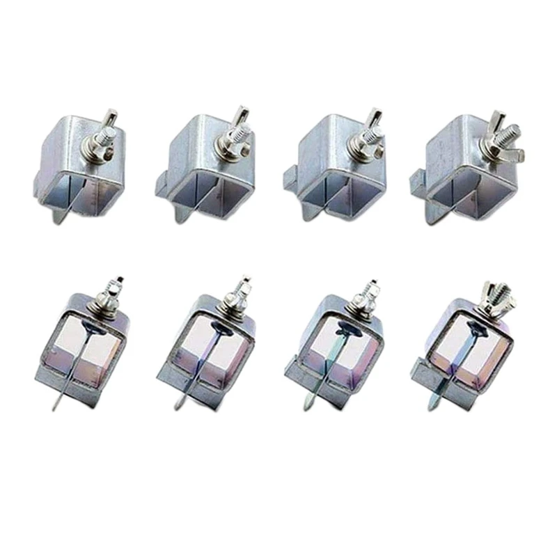 8 Pcs Butt Welding Clamps Auto Body Panel Clamps Butterfly-Shaped Clip Sheet Alignment Positioner Straight Weld Sheet