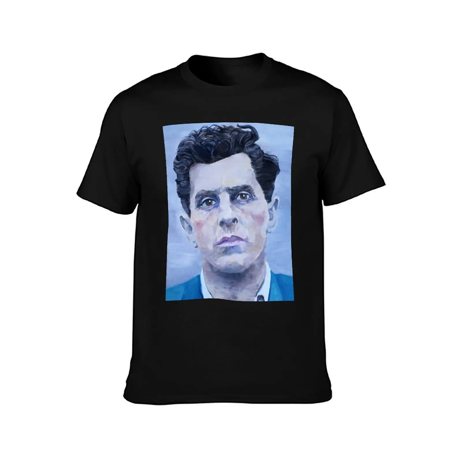 LUDWIG WITTGENSTEIN - oil portrait T-Shirt Comfortable Basic Crew Neck Tee T-Shirt