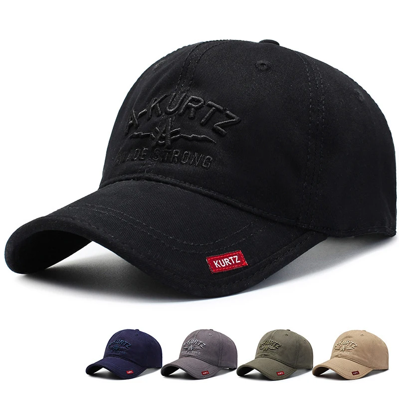 Fashion Big Head Men Women Embroidery Red Label Round Top Baseball Cap Breathable Leisure Sun Hat Sports Sun Cap Golf Cap