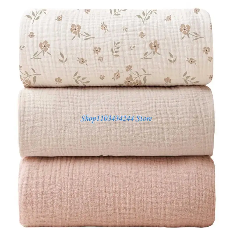 

3Pcs Baby Blanket for Newborns & Toddlers 2-layer Breathable Quilt Comfortable Nursery Blankets Bedding Stuff 100x100cm